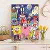 Pintura al Óleo Digital DIY Pintura al Óleo Hecha a Mano Colorear Regalo de Cumpleaños Exquisita Pintura Acrílica Decorativa Pintada a Mano Puesto Mayorista