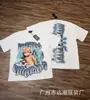 Comércio Exterior Atacado Moda Americana Emoção Mista Polvo Alienígena Strass Anjo Manga Curta Casal Estampa Total Camiseta