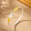 Pulseira Aberta Cavalo de Prata para Mulheres, Ano do Cavalo do Zodíaco, Artesanato Tradicional Chinês Versátil Único