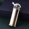 Encendedor de queroseno antiguo, de metal, resistente al viento, con rueda de molienda, procesamiento de letras, prepucio, concha de madera, regalo, entrega al por mayor transfronteriza