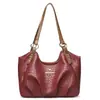 Bolsas de Mano para Mujer, Nuevo Estilo Transfronterizo, Bolsos de Hombro para Mujer, Casual, Moderno, Versátil, Bolsos de Gran Capacidad, Bolsos Suaves