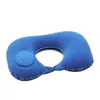 Almofada Inflável em Forma de U com Revestimento para Proteção do Pescoço, Almofada para Cochilo de Viagem, Leve, Portátil, Suporte Estável, Alivia a Fadiga