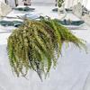 Venda Direta de Fábrica Decoração de Parede de Planta Samambaia para Pesca Plantas Verdes Artificiais Casamento Conjunto de Casamento Decoração de Flores Plantas Verdes Simuladas
