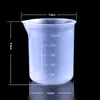 Copo de plástico de 250ml com escala material PP