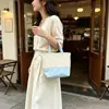 Bolsa de Almuerzo Artística y Linda Estilo Coreano para Estudiantes y Trabajadores de Oficina, Bolsa de Lona Tipo Tote Patchwork Floral de Gran Capacidad para Mujeres