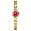 Reloj de Mujer Myar Estilo Vintage Ovalado Retro Simple Esfera Pequeña Exquisito Compacto Elegante Modelo Transfronterizo