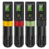 Pluma de Tatuaje Inalámbrica Pantalla LED LCD Herramienta de Tatuaje Máquina de Tatuaje RCA Pluma Batería de Tatuaje