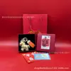 Chaveiro Popular de Ouro Puro 999 com Símbolo de Boa Sorte, Decoração para Capa de Celular, Presente para Amigos, Presente Empresarial, Atacado