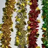 Guirnalda de corazón dorado navideña transfronteriza decoraciones para diseño de habitación de bodas serpentinas de boda serpentinas de fiesta al por mayor