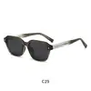 Gafas de Sol de Moda de Alta Gama para Mujer Transfronterizas, Gafas de Sol con Protección UV, Gafas de Sol Polarizadas Planas para Protección Solar al Aire Libre
