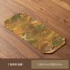 Tapete de té con burbujas secas, tapete de té impermeable de estilo zen chino, juego de té Kung Fu, accesorios para camino de mesa, tapete aislante térmico para mesa de té, accesorios