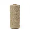 Corda de Algodão para Barbante de Etiqueta DIY, Colorida 2mm Artesanato, Corda de Algodão Trançada, Corda de Algodão Torcida à Mão