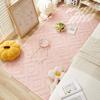 Alfombra para Dormitorio y Sala de Estar 2026 Modelo Nuevo Alfombrilla de Mesita de Noche Estilo Crema Gama Alta Lavable Engrosada Habitación Invierno Felpa Alfombrilla de Piso