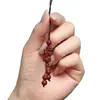 Colgante de Pixiu de Cinabrio Crudo para Cadena de Teléfono con Arena Dorada Púrpura de Alto Contenido, Llavero del Año Zodiacal, Accesorio Colgante para Bolso
