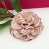Acessórios de vestuário diy tecido coreano artesanal grande flor rosa acessórios de cabelo segurando flores materiais de decoração de casamento