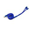 Cable de datos perlado tres en uno pedido de regalo telescópico carcasa redonda grande cargador multifunción para teléfono móvil uno por tres carga rápida