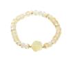 Pulsera de Citrino de Alta Gama para Mujer, Estilo Chino Nuevo, Lujo Ligero, Nicho, Exquisita Pulsera de Rosa Pixiu, Regalo para la Mejor Amiga