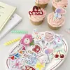 Insertos para Decoración de Pasteles, Toppers para Cupcakes, Tarjetas Lindas de Dibujos Animados para Pasteles de Cumpleaños, Insertos Hechos a Mano para DIY