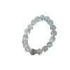 """Nube de Hielo""" Nuevo Estilo Chino Natural Alto Blanco Hielo Blanco Aise Pulsera de Cristal Pulsera de Cristal Fantasma Blanco que Sopla Riqueza Regalo para Niñas"""