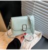 2025 Nuevo Bolso de Hombro de Moda de Alta Gama Combinable Color Sólido Simple Nicho Bolso Bandolera Combinable Bolso Tote de Axila