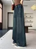 Estilo Invierno Niñas 2026 Versión Coreana Nuevo Forro de Terciopelo Oscuro Lazo Pantalones de Pierna Ancha Niños Medianos y Grandes Pantalones de Pierna Recta Modernos