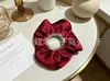 Fábrica de Origem Laços de Cabelo Coreanos com Franja, Cordas de Cabelo Moda Retrô, Scrunchies, Atacado em Estoque