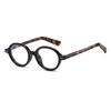 Carey Negro Anti-Luz Azul Montura Redonda Alta Definición Cara Lisa Venta al por Mayor Gafas de Alta Definición para Personas de Mediana Edad y Mayores Retro Populares Gafas de Lectura