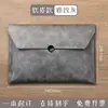 Maletín de negocios A4, bolsa para documentos, carpeta impermeable, bolsa de archivo de cuero engrosado, se puede imprimir con logo, en stock
