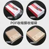Tubo de Película Termorretráctil Yingwei Pof Película Caja de Empaque de 900m Película para Empaque de Vajilla Película de Sellado de Plástico Lista para Usar