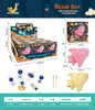 Disco de Pintura de Yeso para Niños Simulación DIY con Diseño de Triceratops, Juguete Creativo de Graffiti para Niños y Niñas