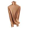 Yuyue Primavera y Otoño Seda de Morera Cálida Ropa de Otoño Ropa Interior Base para Mujer Camisa Base de Hilo con Forro Polar de Seda Top de Manga Larga