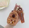 Linda Cartera de Silicona de Capibara, Bolsa de Dibujos Animados para Niños, Bolsa de Almacenamiento Portátil, Tarjetero, Bolsa para Auriculares, Colgante Pequeño