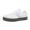 Zapatillas de Entrenamiento Alemanas Gruesas de Moda Más Vendidas para Mujer, Nuevas Versátiles Casuales Deportivas Blancas Primavera 2026