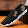 Zapatillas de Nuevo Estilo Cómodas Transpirables Slip-on Modernas Bordadas Zapatos para Caminar Versátiles Estilo Chino de Negocios Suela Tipo Lasagna