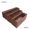 Macetero de Madera Carbonizada Anti-Corrosión Caja de Plantación Rectangular de Madera Maciza para Exteriores Maceta de Madera Maciza para el Hogar Huerto en Casa Patio Balcón Metabo