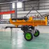 Exportado para o Canadá Divisor Hidráulico de Lenha com Rodas Abridor de Lenha para Fazenda Pequeno para Uso Doméstico Triturador de Madeira Semi-Automático
