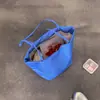Bolso de Hombro Tipo Cubo de Color Caramelo Nuevo de Verano, Bolso Ligero de Nailon, Casual, Moderno, Versátil, Tendencia, Bolso Tote Estilo Relajado
