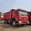 Comercio de Exportación África Camión Volquete de Transporte de Arena y Grava de Segunda Mano Camión Volquete Howo