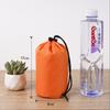 Bolsa de poliéster con cordón ajustable y parte inferior redonda para guardar ropa de protección solar, chaquetas de plumas, bolsas de viaje portátiles y de bolsillo.
