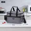 Bolsa térmica dobrável Amazon, tecido Oxford, design de ombro único, para acampamento ao ar livre e piqueniques, mantém os alimentos frescos