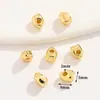 Contas Espaçadoras Geométricas de Forma Especial Banhadas a Ouro Real 14K com Zircônia Triângulo Fogos de Artifício Pingente Acessórios para Pulseira DIY