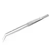 Pinzas para Hierba Acuática de Acero Inoxidable de 25 cm Punta Extra Herramienta para Paisajismo de Hierba Acuática Pinzas de Codo Extendido Pinzas para Hierba Acuática Calidad AD