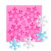 Natal Flocos de Neve Flip Cake Molde de silicone Assar Molde de chocolate Handmade Dripping Glue Flocos de neve Acessórios Molde decorativo