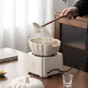 Fogão Elétrico de Cerâmica com Esmalte Soda, Conjunto de Chaleira para Preparar Chá ao Redor do Fogão, Pequeno Conjunto de Fogão Elétrico para Chá