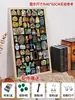 Mostrador de Barra de Escritorio de Pie Pizarra de Madera para Escribir a Mano Pegatina para Refrigerador del Hogar Tablero de Exhibición Tiza Magnética Bolígrafo Fluorescente Borrable