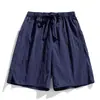 Bermuda Dopamina Woodpecker Feminina 2025 Novo Verão Esportiva Secagem Rápida Casual Solta Seda de Gelo Calça de Cinco Pontos Masculina