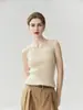 Otoño 2026 Nuevo Estilo Camisola de Cachemir 100% Puro Suave con Cuello en U para Mujer, Capa Base, Adelgazante, Ropa Interior de Punto