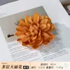 Acessórios de Cabelo de Dália em Camadas da Dinastia Han, Adorno de Cabeça de Flor de Seda, Pente de Cabelo, Grampo de Cabelo, Flor Artificial, Pente de Cabelo de Flor Estilo Tang, Vestuário Estilo Antigo