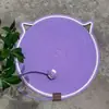 Tabla rascadora para gatos y cama para gatos integradas, alfombrilla de cuerda tejida, juguete para mascotas que no suelta pelo, apto para todas las estaciones, tabla para garras de gato