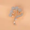 Broche de moda coreana atacado alta qualidade diamante corsage acessórios versátil anti-luz fixo pins de lapela de terno